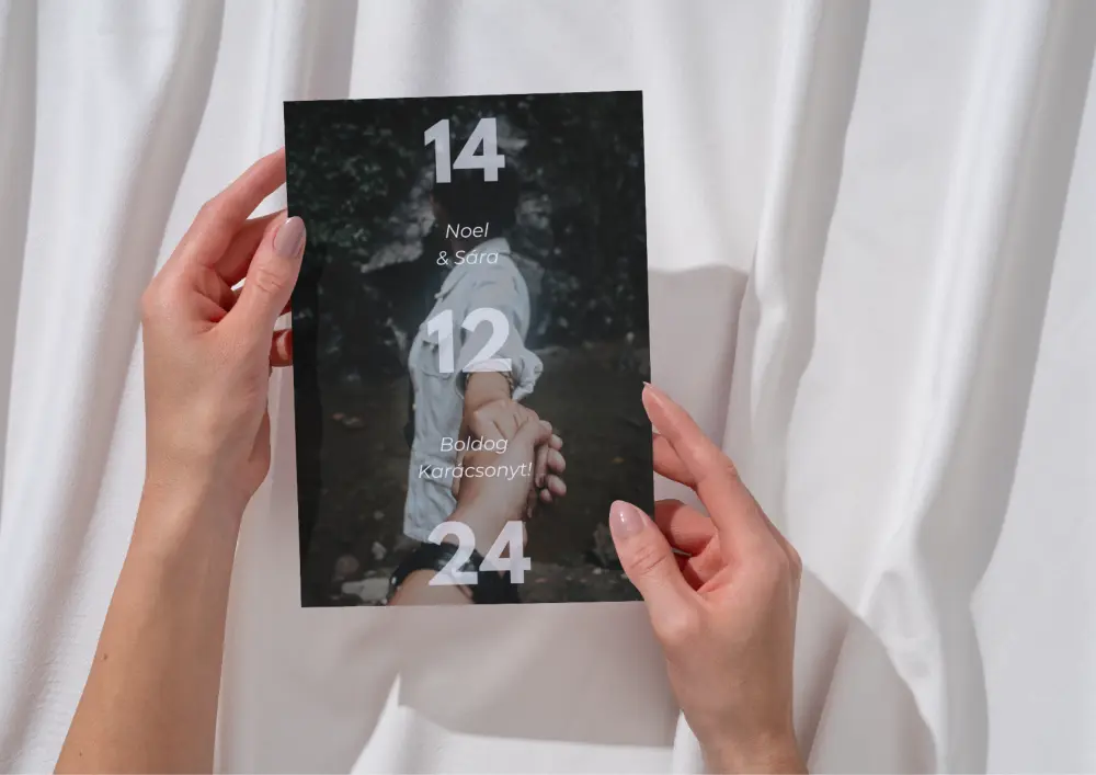 Dátummal ellátott kép Boldog Karácsonyt felirattal