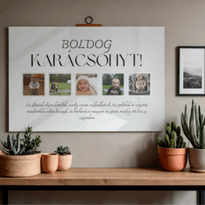 Boldog Karácsonyt! feliratos idézetes kollázs