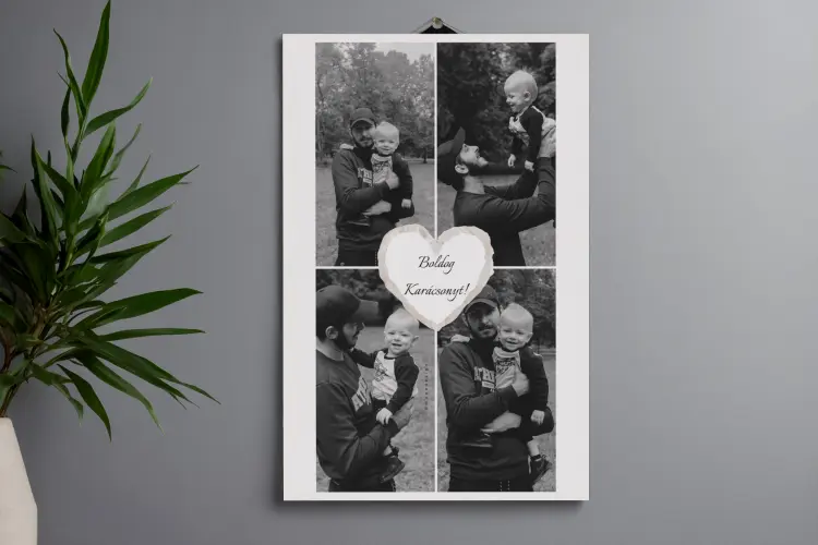 Fekete-fehér kollázs